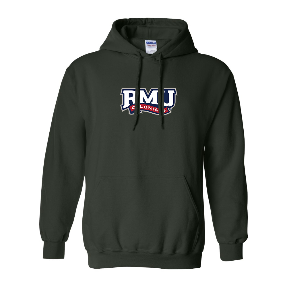 Men's Robert Morris Colonials Logo Gildan  Heavy Blend Hooded Sweatshirt