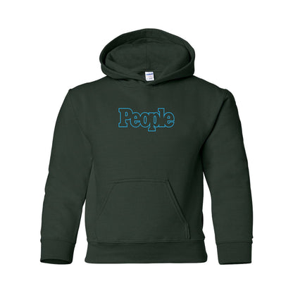 Youth People Magazine Logo Gildan Heavy Blend  Hooded Sweatshirt