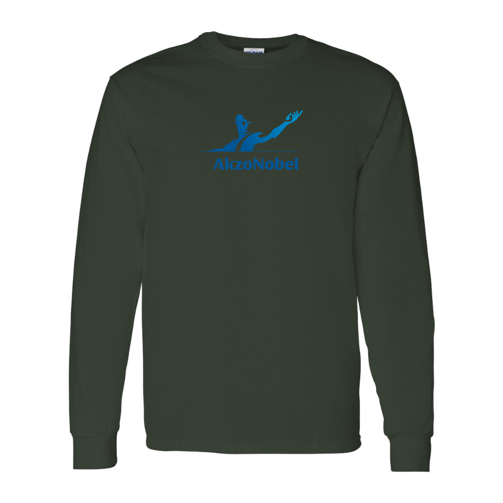 Men's AkzoNobel Logo Gildan Heavy Cotton Long Sleeve T-Shirt