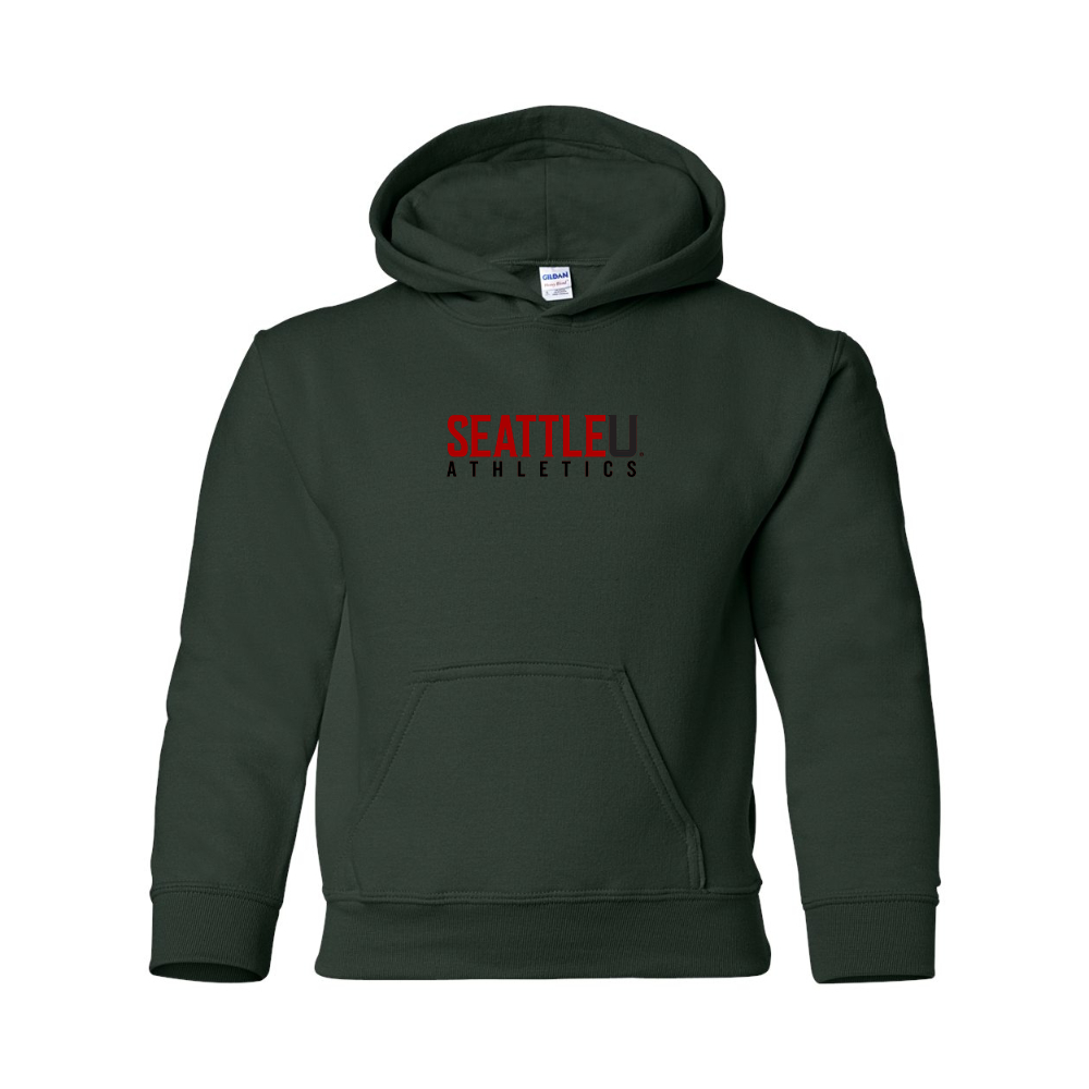 Youth Seattle Redhawks Logo Gildan Heavy Blend  Hooded Sweatshirt