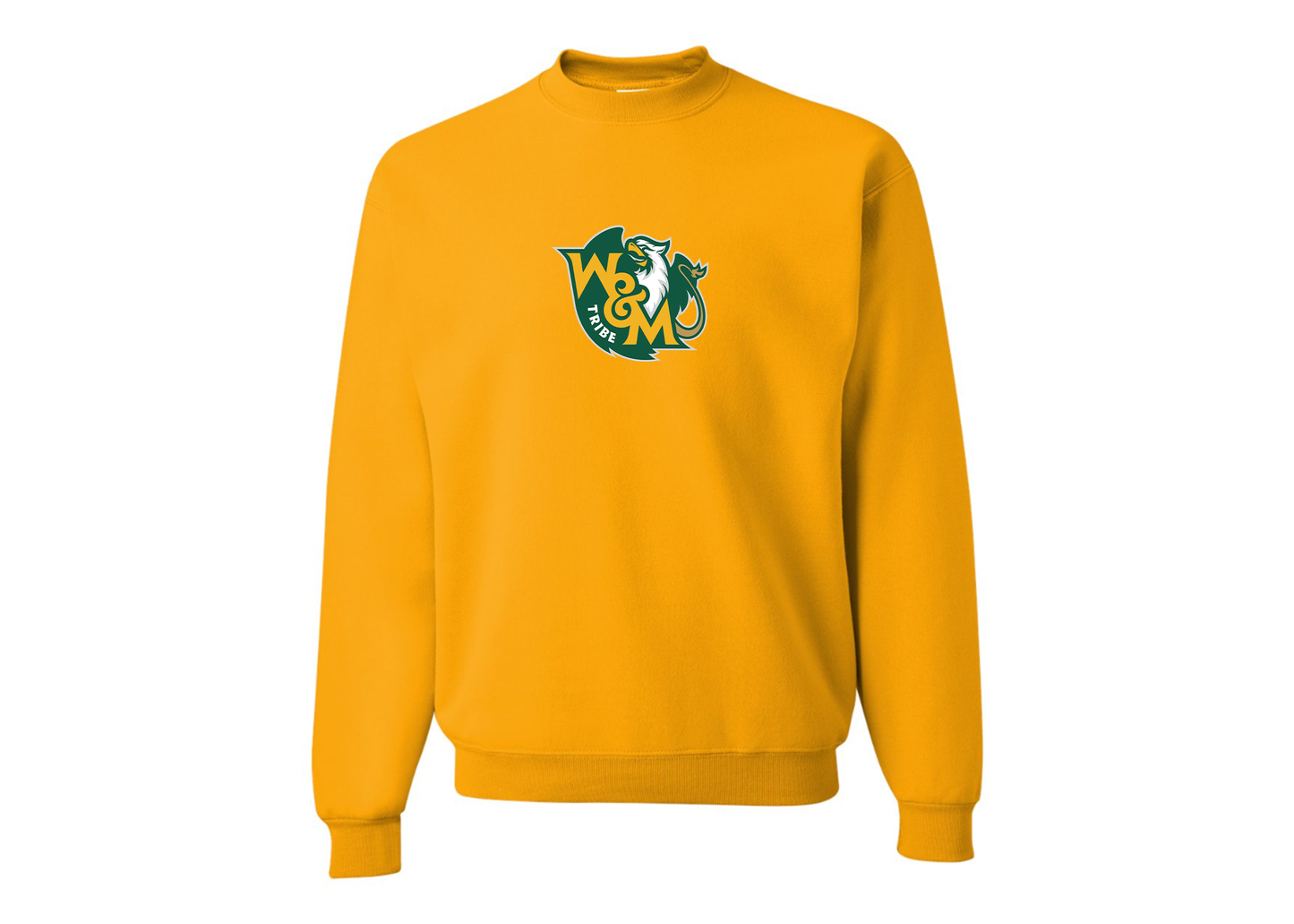 Men's William and Mary Tribe JERZEES NuBlend Crewneck Sweatshirt
