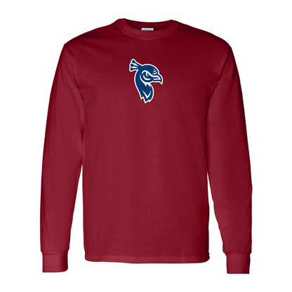 Men's Saint Peters Peacocks Logo Gildan Heavy Cotton Long Sleeve T-Shirt