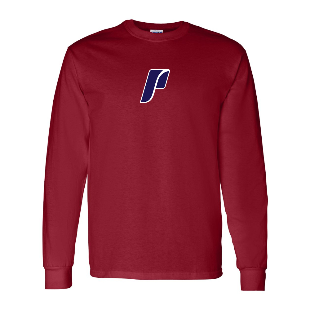 Men's Portland Pilots Logo Gildan Heavy Cotton Long Sleeve T-Shirt