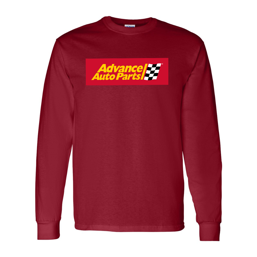 Men's Advance Auto Parts Logo Gildan Heavy Cotton Long Sleeve T-Shirt