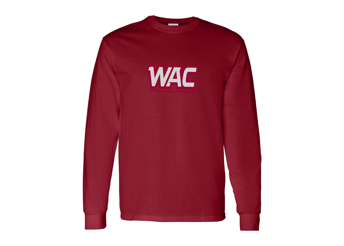 Men's Western Athletic Conference Gildan Heavy Cotton Long Sleeve T-Shirt