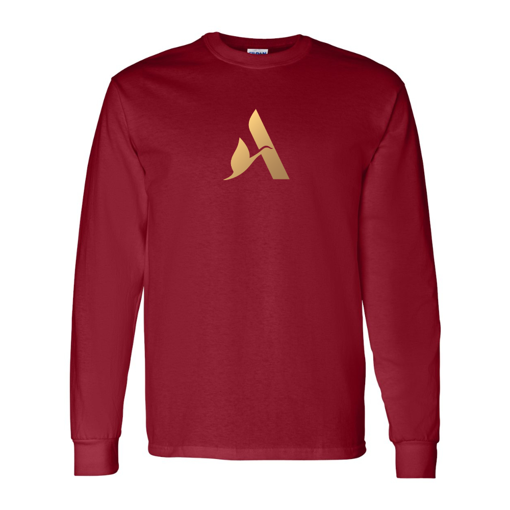 Men's Accor Golden Logo Gildan Heavy Cotton Long Sleeve T-Shirt