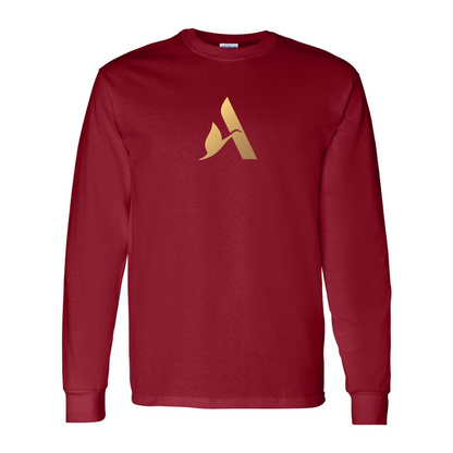 Men's Accor Golden Logo Gildan Heavy Cotton Long Sleeve T-Shirt