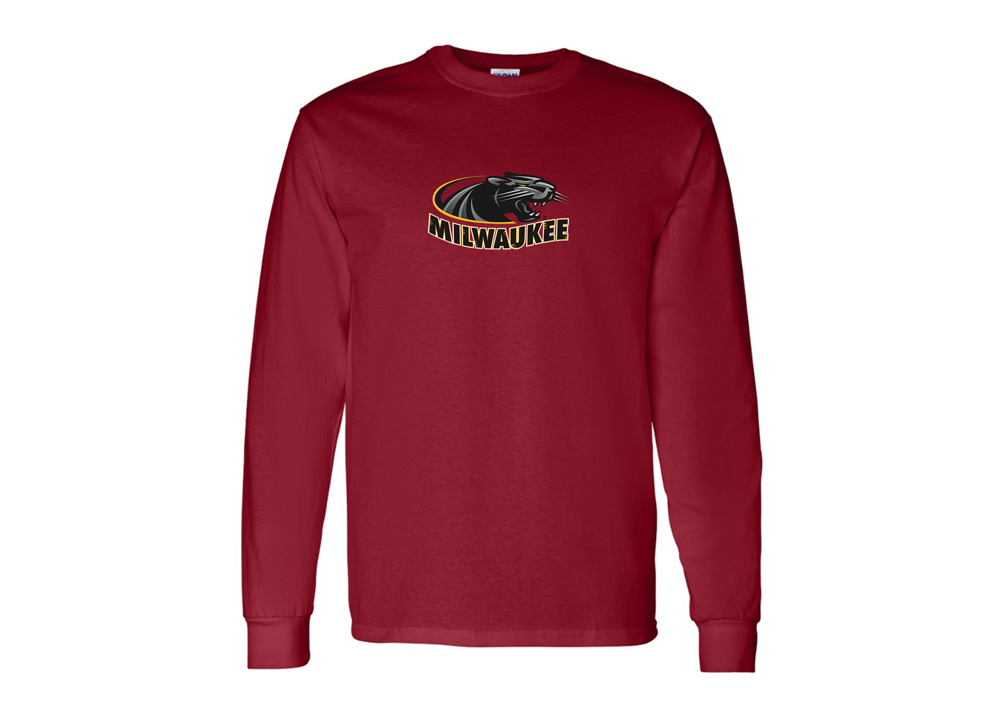 Men's Wisconsin Milwaukee Panthers Gildan Heavy Cotton Long Sleeve T-Shirt