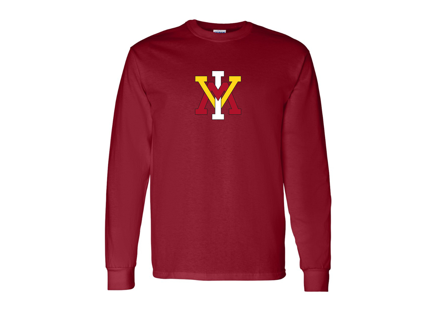 Men's VMI Keydets Gildan Heavy Cotton Long Sleeve T-Shirt