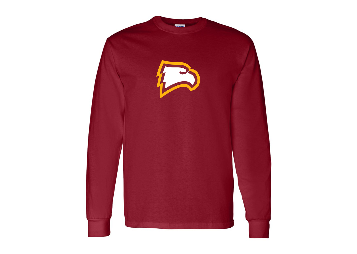 Men's Winthrop Eagles Gildan Heavy Cotton Long Sleeve T-Shirt