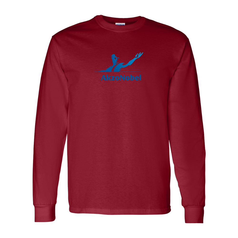 Men's AkzoNobel Logo Gildan Heavy Cotton Long Sleeve T-Shirt
