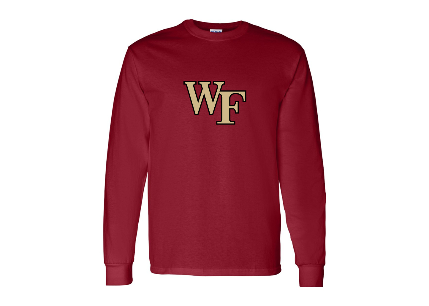 Men's Wake Forest Demon Deacons Gildan Heavy Cotton Long Sleeve T-Shirt