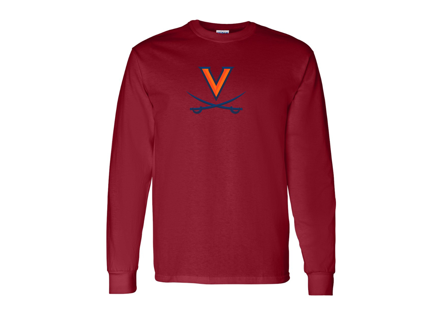 Men's Virginia Cavaliers Gildan Heavy Cotton Long Sleeve T-Shirt
