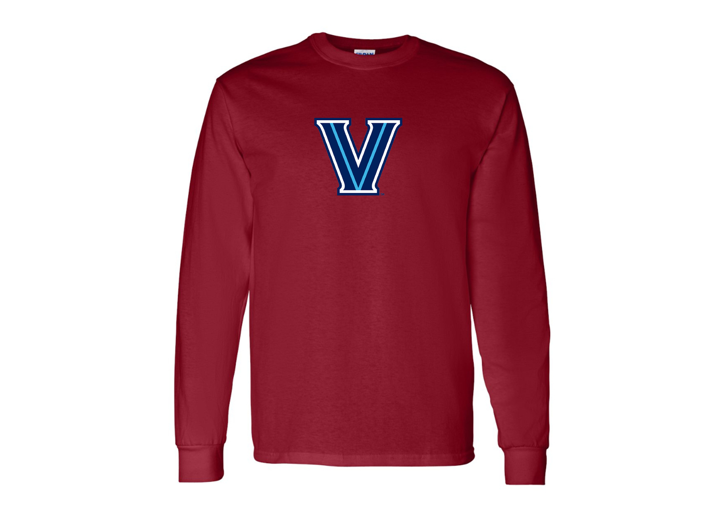 Men's Villanova Wildcats Gildan Heavy Cotton Long Sleeve T-Shirt