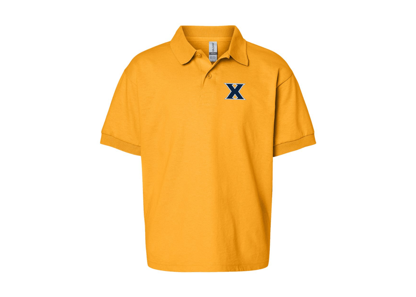 Youth Xavier Musketeers Gildan Dry Blend Jersey Polo