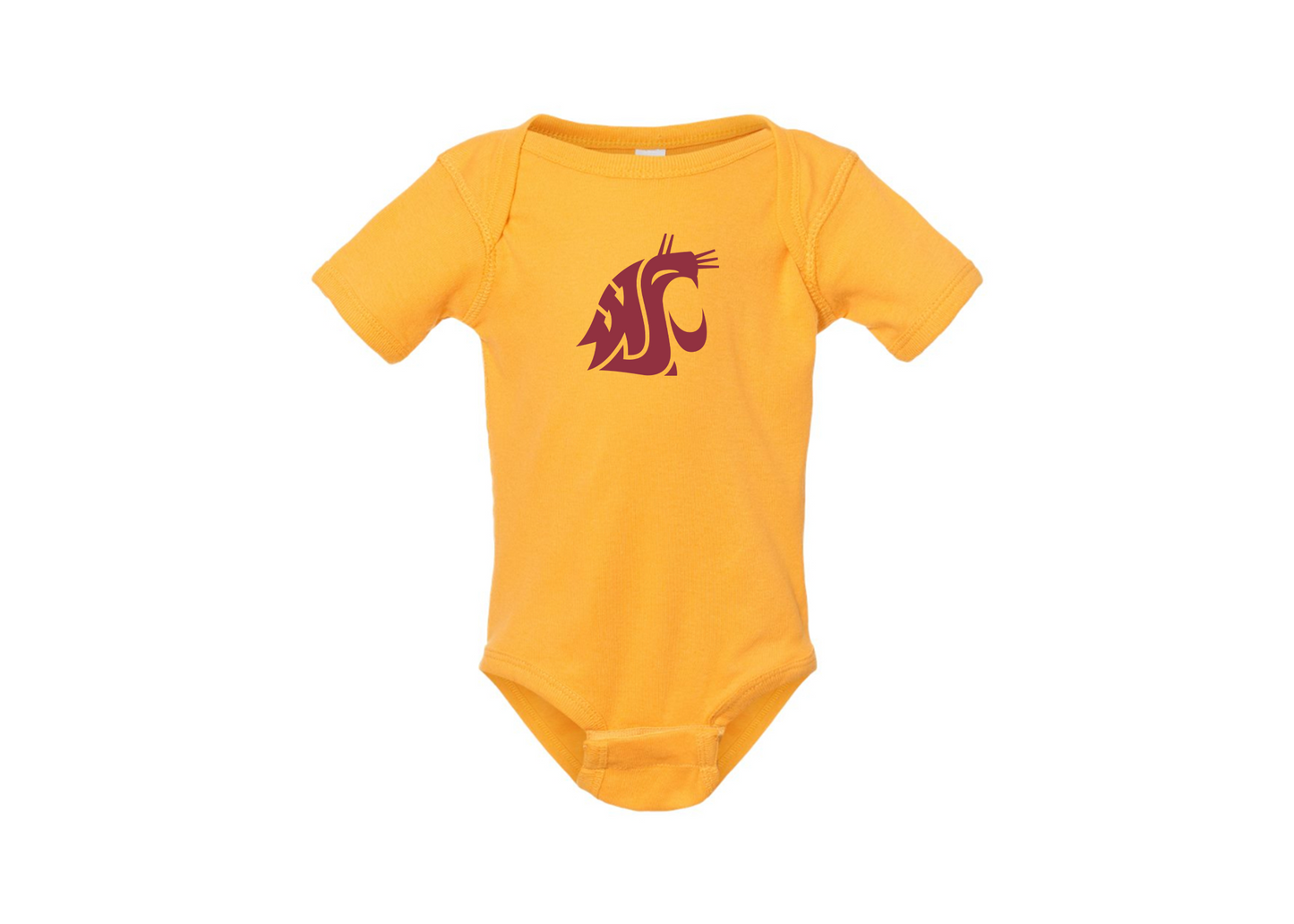 Washington State Cougars Rabbit Skins Infant Baby Rib Bodysuit
