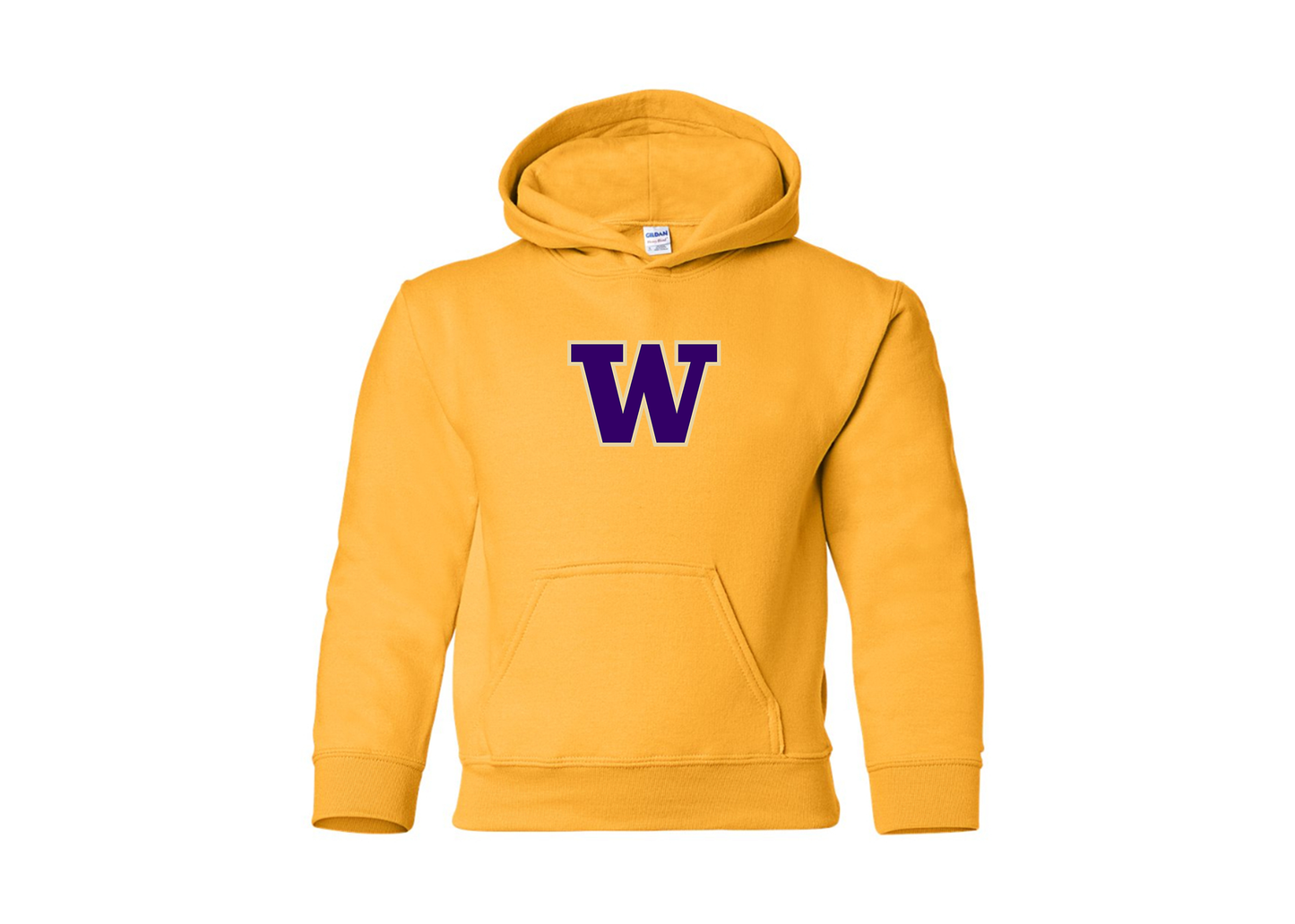 Youth Washington Huskies Gildan Heavy Blend  Hooded Sweatshirt
