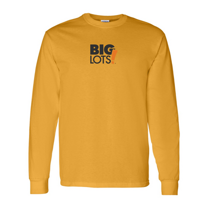 Men's Big Lots Logo Gildan Heavy Cotton Long Sleeve T-Shirt