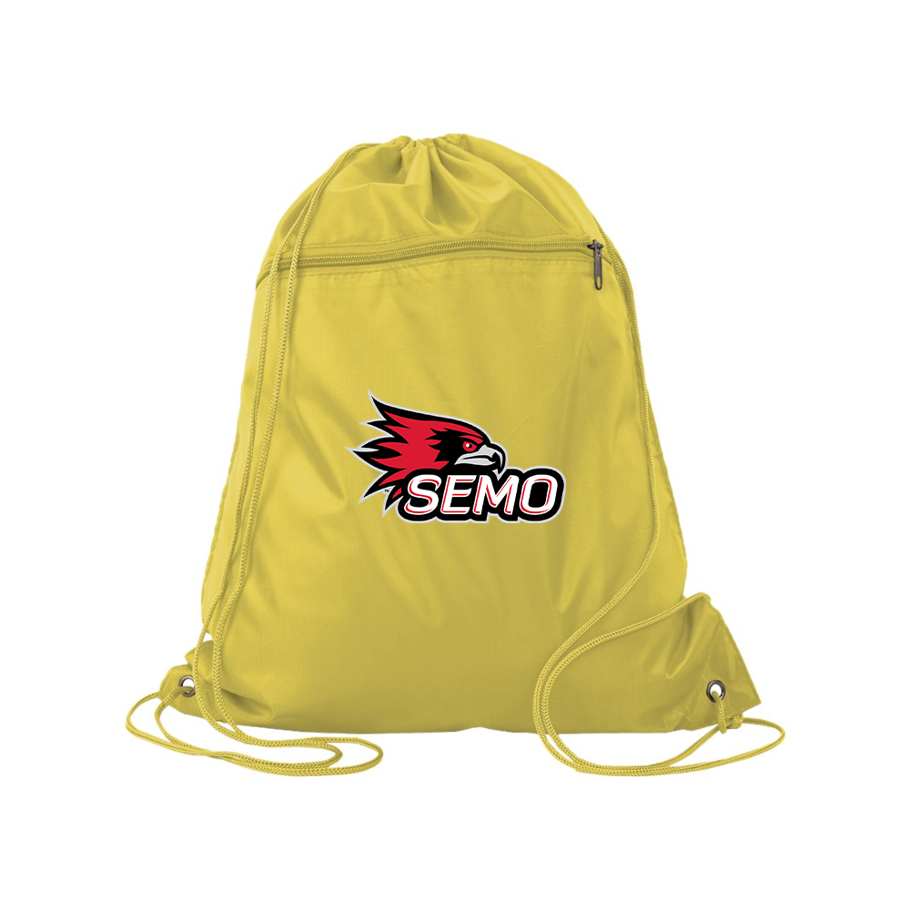 SEMO Redhawks Logo Q-Tees - Polyester Cinchpack