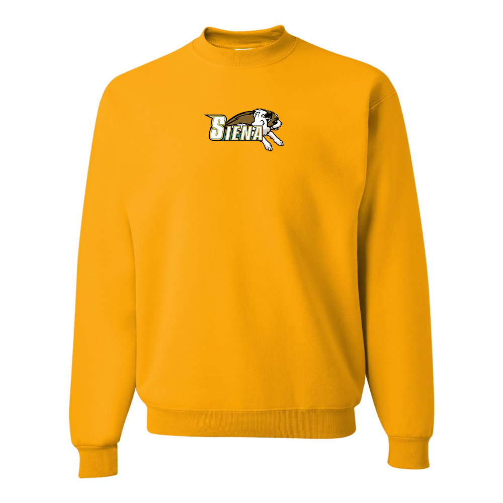 Men's Siena Saints Logo  JERZEES NuBlend Crewneck Sweatshirt