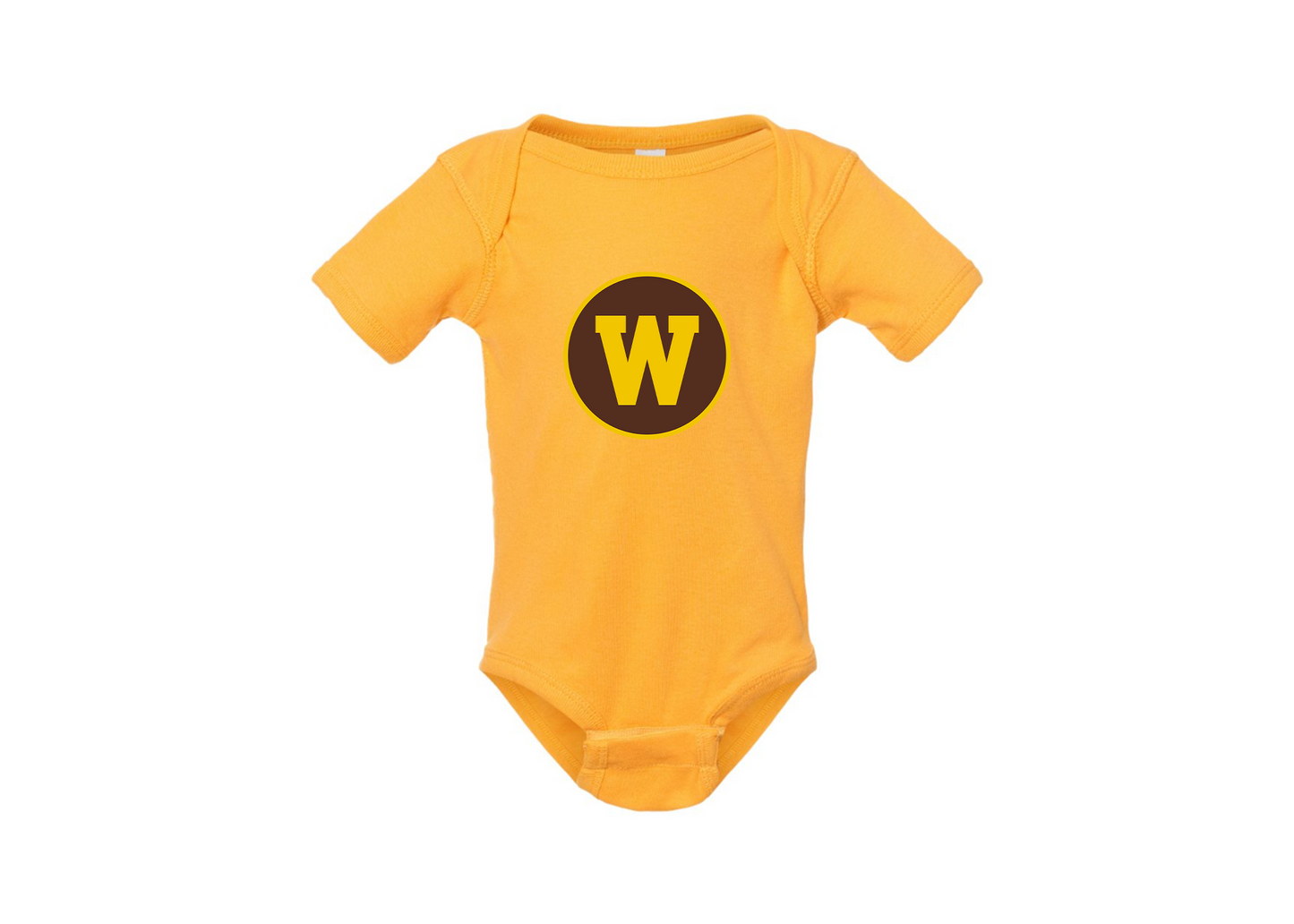 Western Michigan Broncos Rabbit Skins Infant Baby Rib Bodysuit