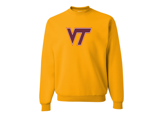 Men's Virginia Tech Hokies JERZEES NuBlend Crewneck Sweatshirt