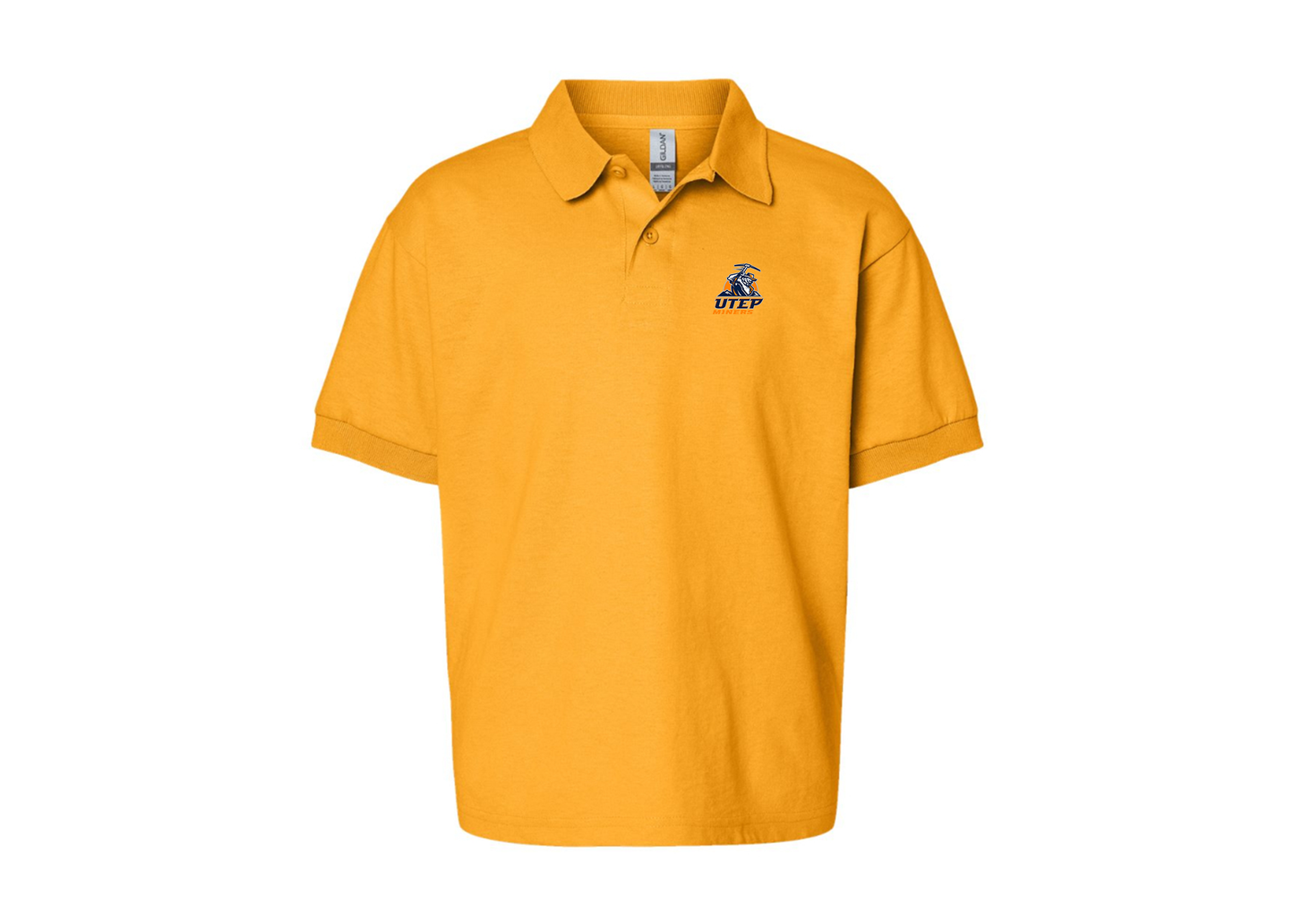 Youth UTEP Miners Gildan Dry Blend Jersey Polo