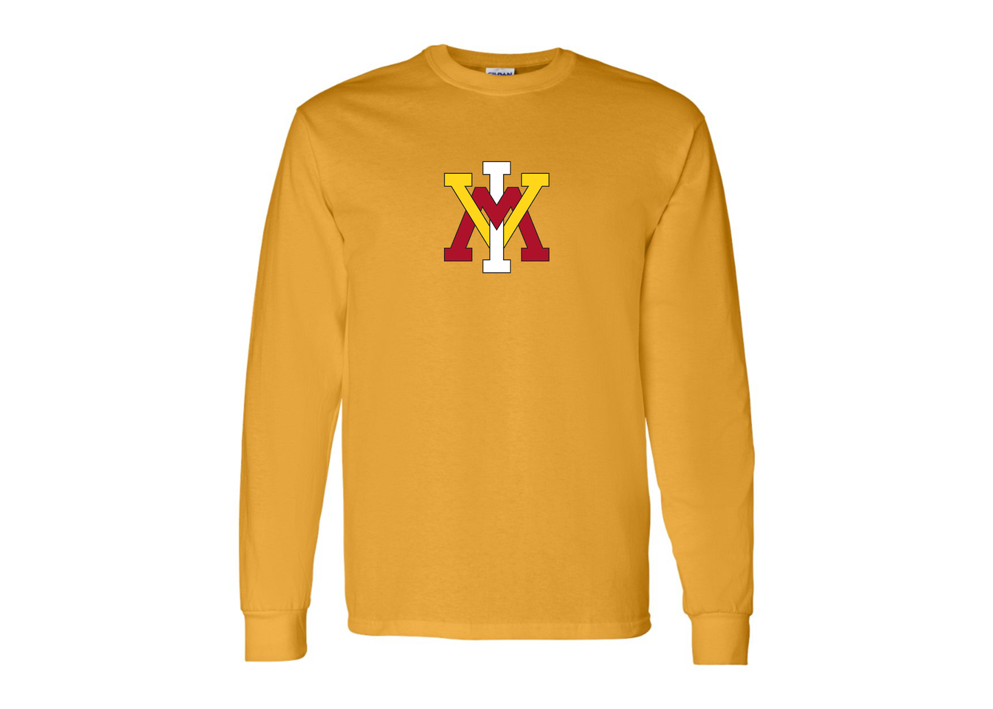 Men's VMI Keydets Gildan Heavy Cotton Long Sleeve T-Shirt