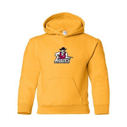 Youth Aggies New Mexico State Logo Gildan Heavy Blend  Hooded Sweatshirt