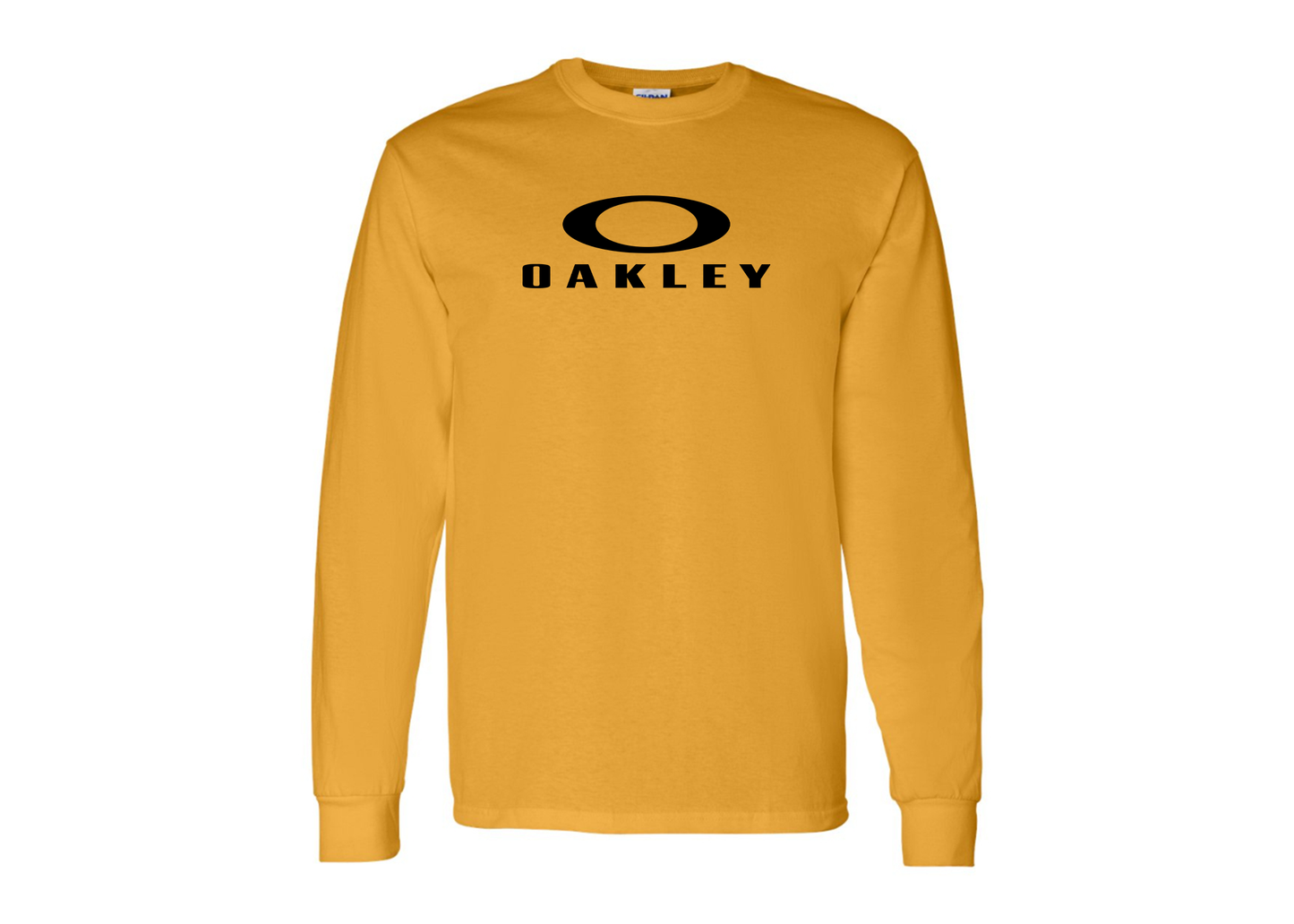 Men's Oakley Logo Gildan Heavy Cotton Long Sleeve T-Shirt