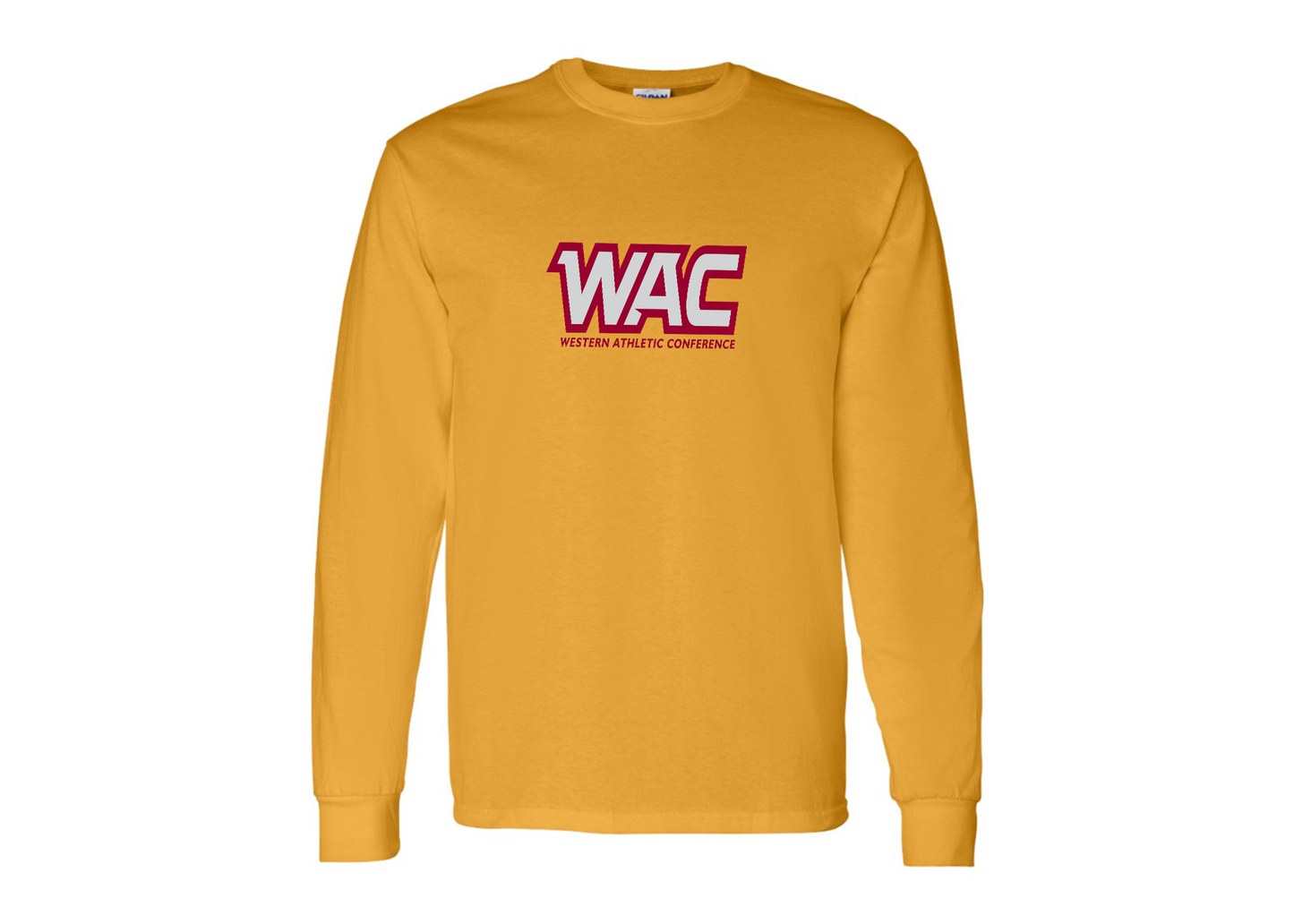 Men's Western Athletic Conference Gildan Heavy Cotton Long Sleeve T-Shirt