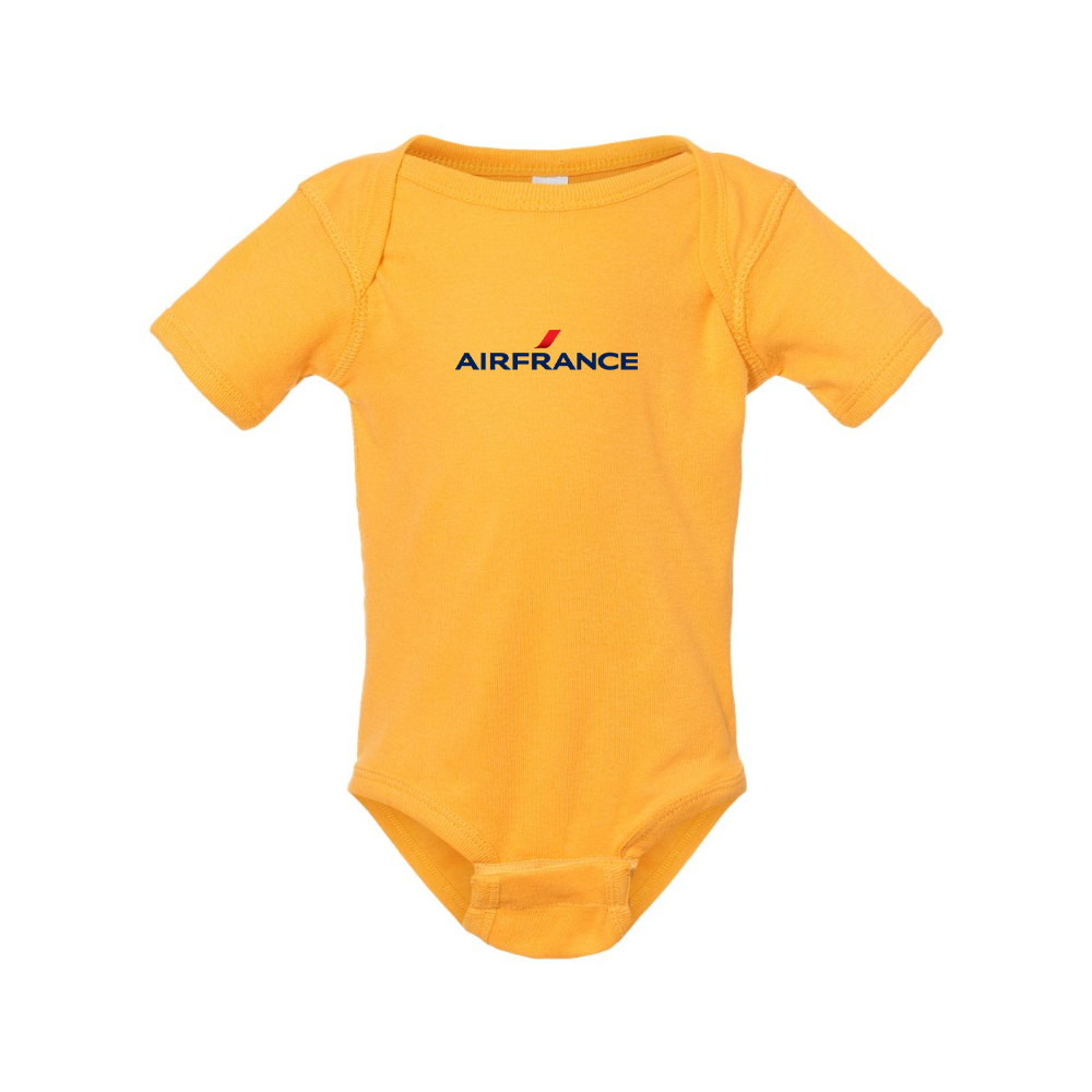 Air France Logo Rabbit Skins Infant Baby Rib Bodysuit