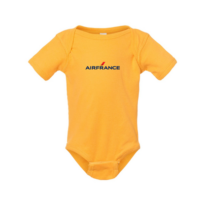 Air France Logo Rabbit Skins Infant Baby Rib Bodysuit