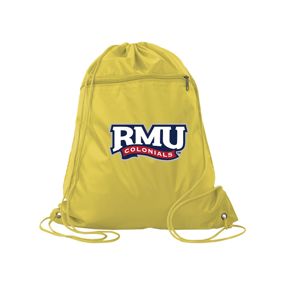 Robert Morris Colonials Logo Q-Tees - Polyester Cinchpack