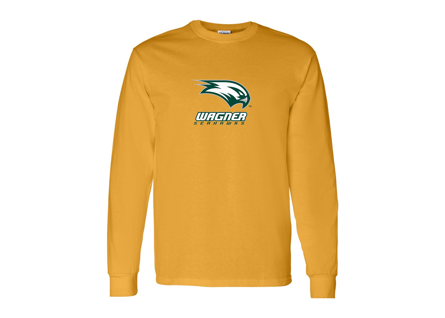 Men's Wagner Seahawks Gildan Heavy Cotton Long Sleeve T-Shirt