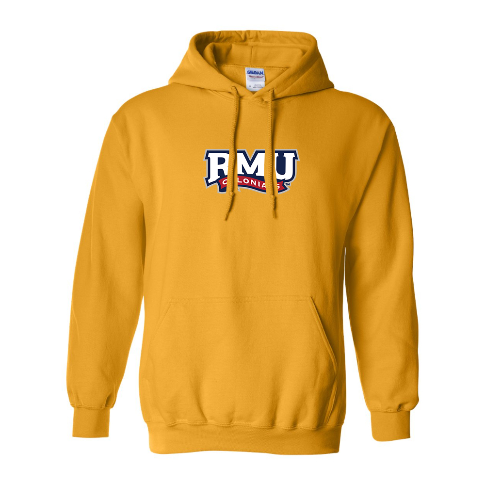 Men's Robert Morris Colonials Logo Gildan  Heavy Blend Hooded Sweatshirt