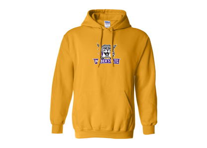 Men's Weber State Wildcats Gildan  Heavy Blend Hooded Sweatshirt