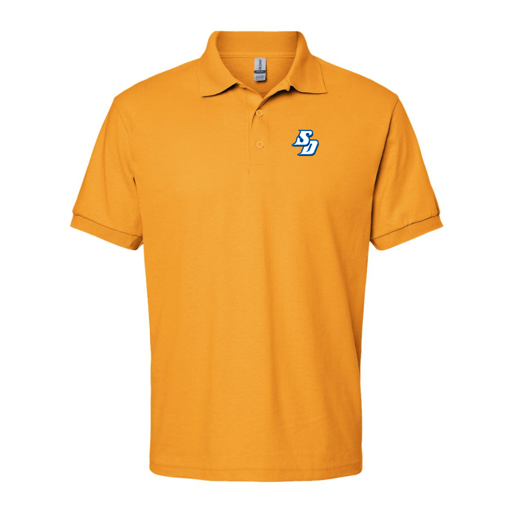 Men's San Diego Toreros Logo Gildan Dry Blend Jersey Polo