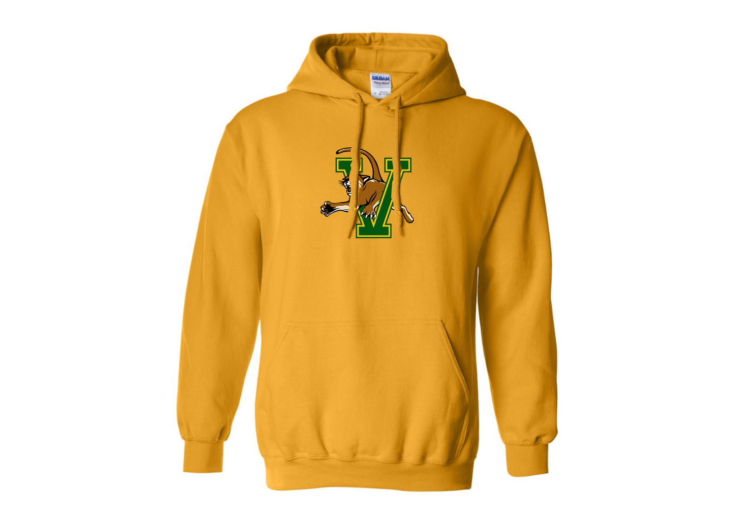 Men's Vermont Catamounts Gildan  Heavy Blend Hooded Sweatshirt