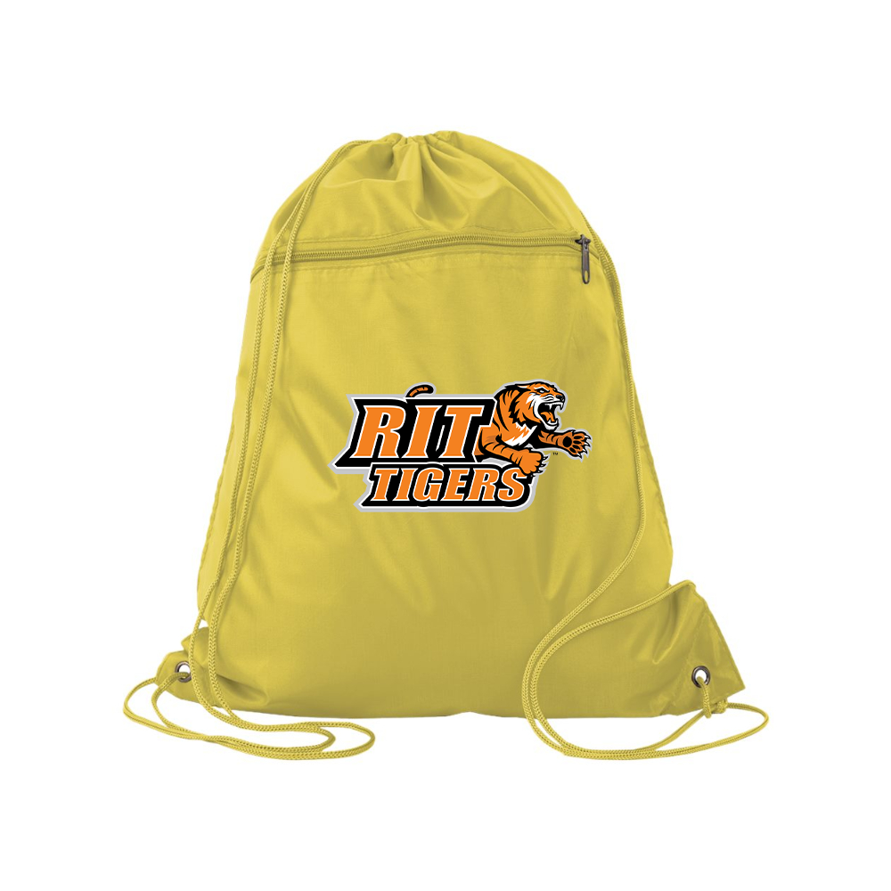 RIT Tigers Logo Q-Tees - Polyester Cinchpack