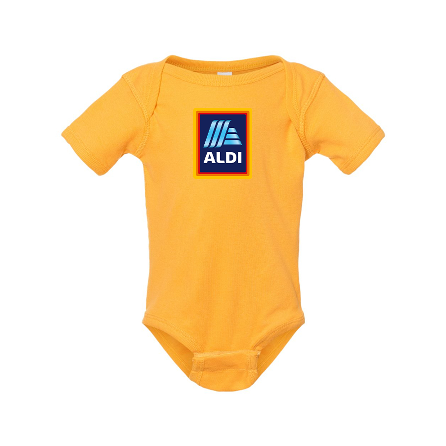 Aldi Logo Rabbit Skins Infant Baby Rib Bodysuit