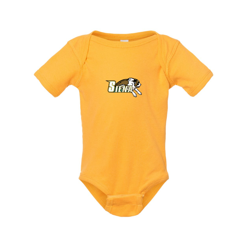 Siena Saints Logo Rabbit Skins Infant Baby Rib Bodysuit