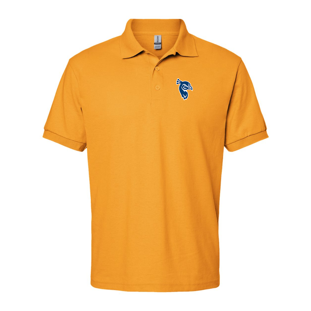 Men's Saint Peters Peacocks Logo Gildan Dry Blend Jersey Polo