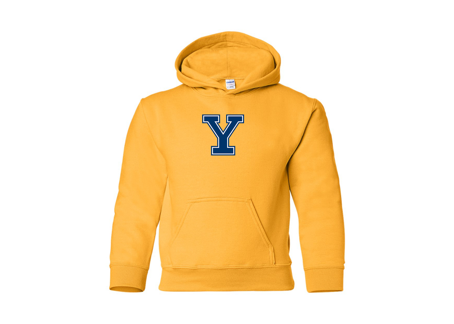 Youth Yale Bulldogs Gildan Heavy Blend  Hooded Sweatshirt