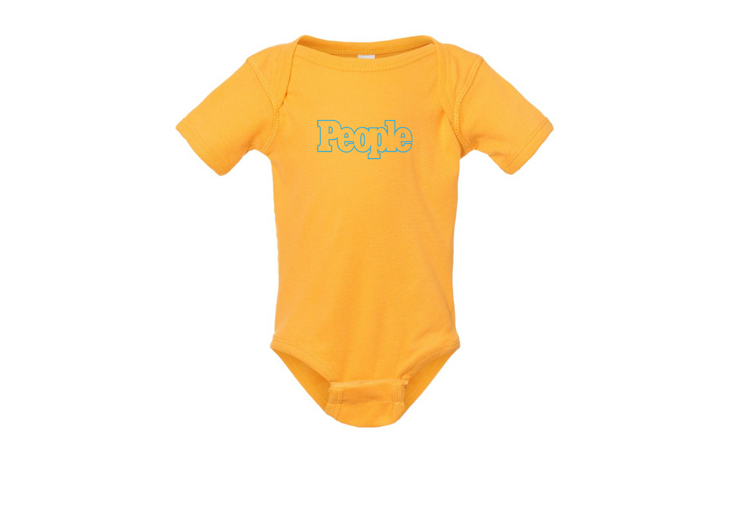 People Magazine Logo Rabbit Skins Infant Baby Rib Bodysuit