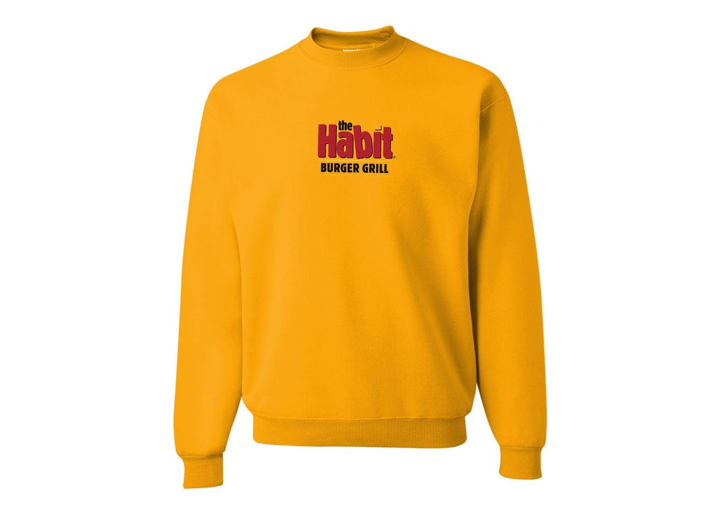 Men's The Habit Burger Grill JERZEES NuBlend Crewneck Sweatshirt