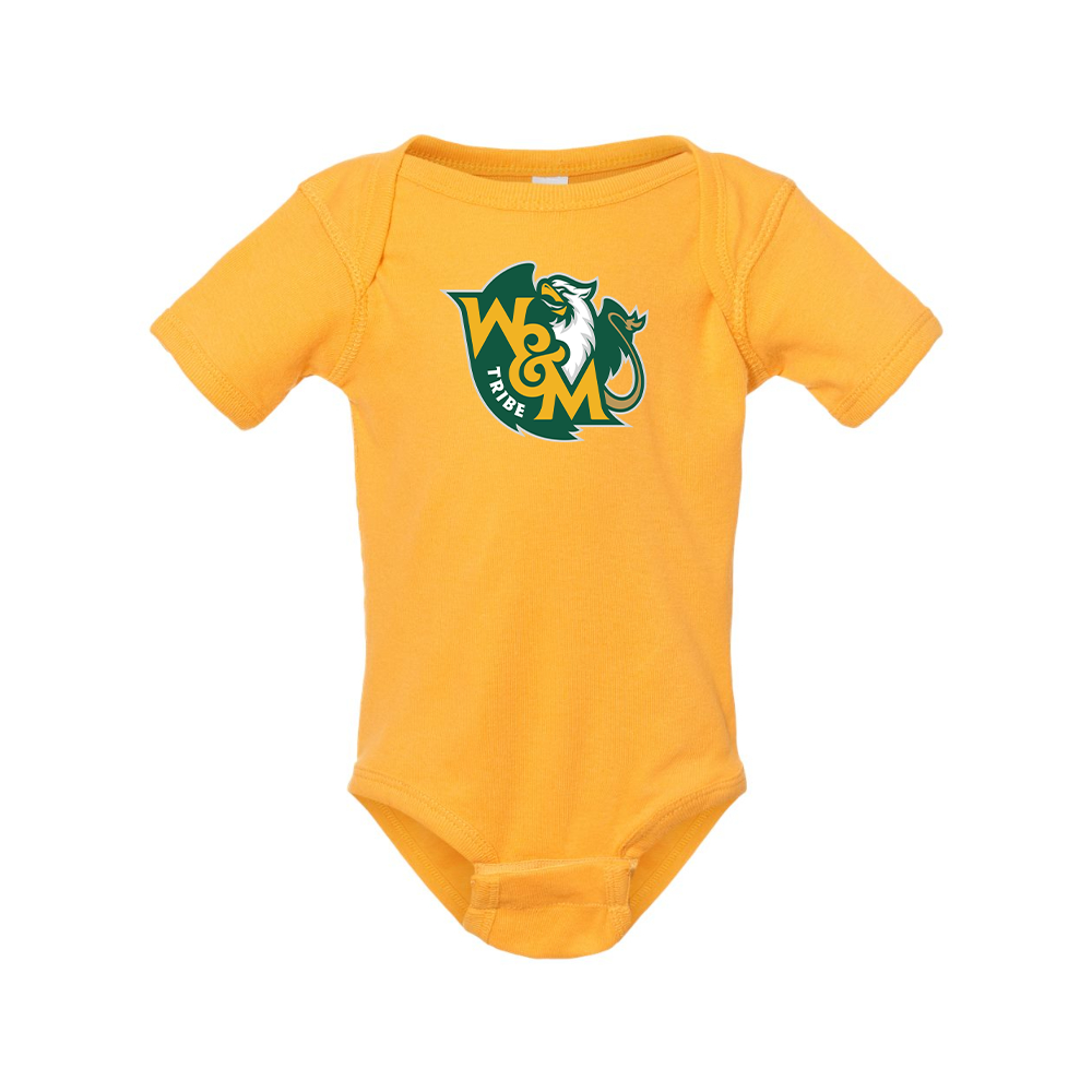 William and Mary Tribe Rabbit Skins Infant Baby Rib Bodysuit