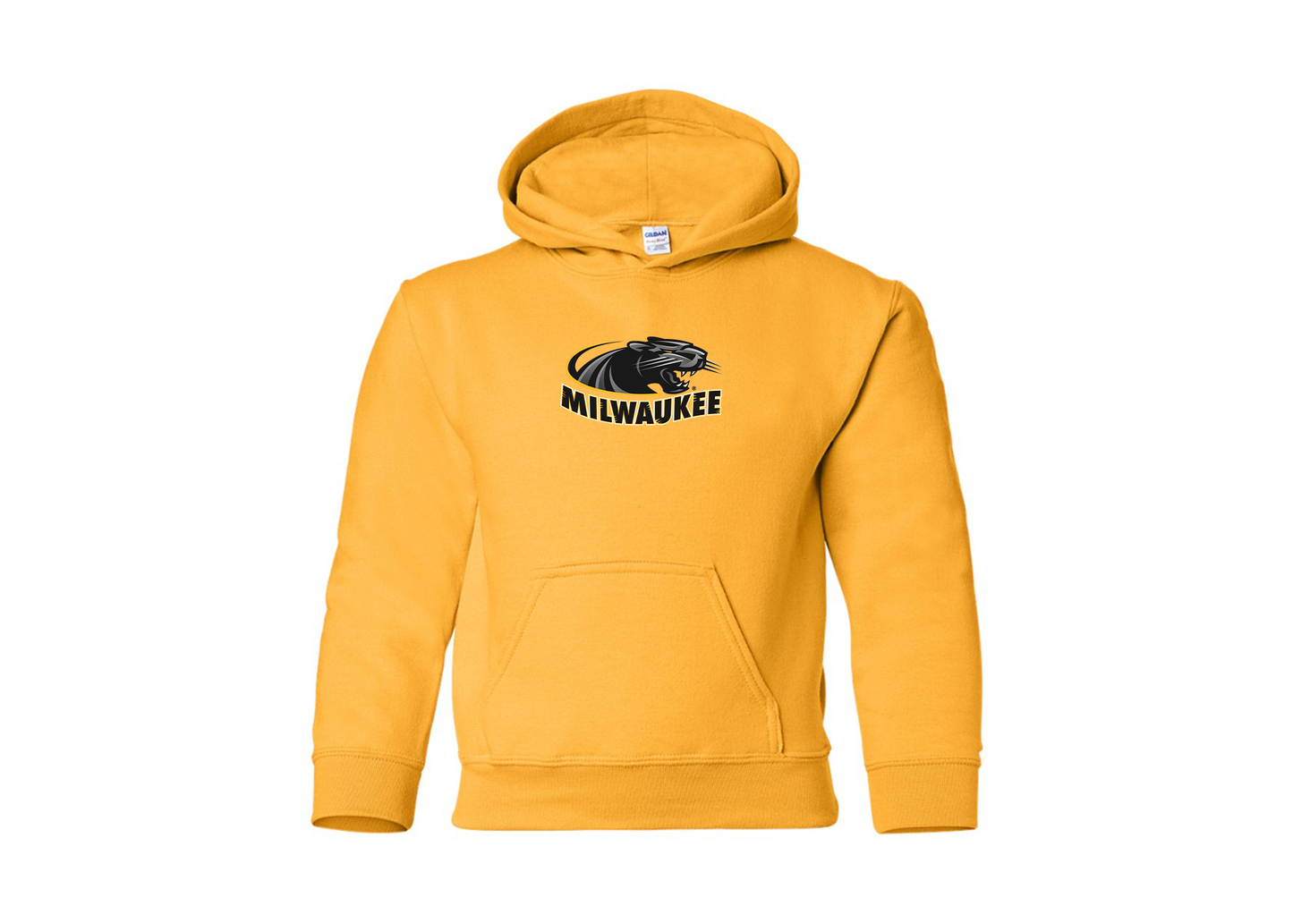 Youth Wisconsin Milwaukee Panthers Gildan Heavy Blend  Hooded Sweatshirt