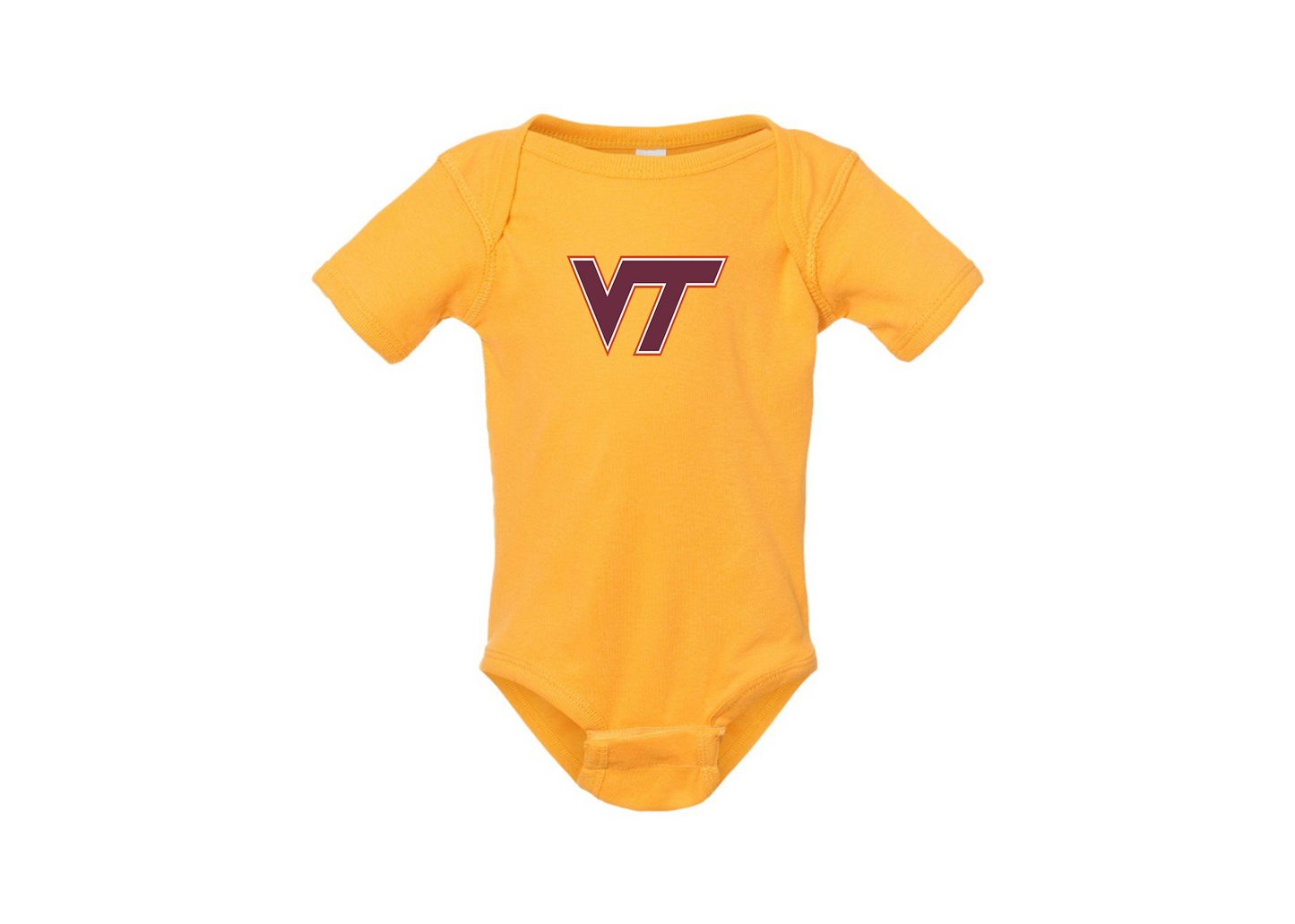 Virginia Tech Hokies Rabbit Skins Infant Baby Rib Bodysuit
