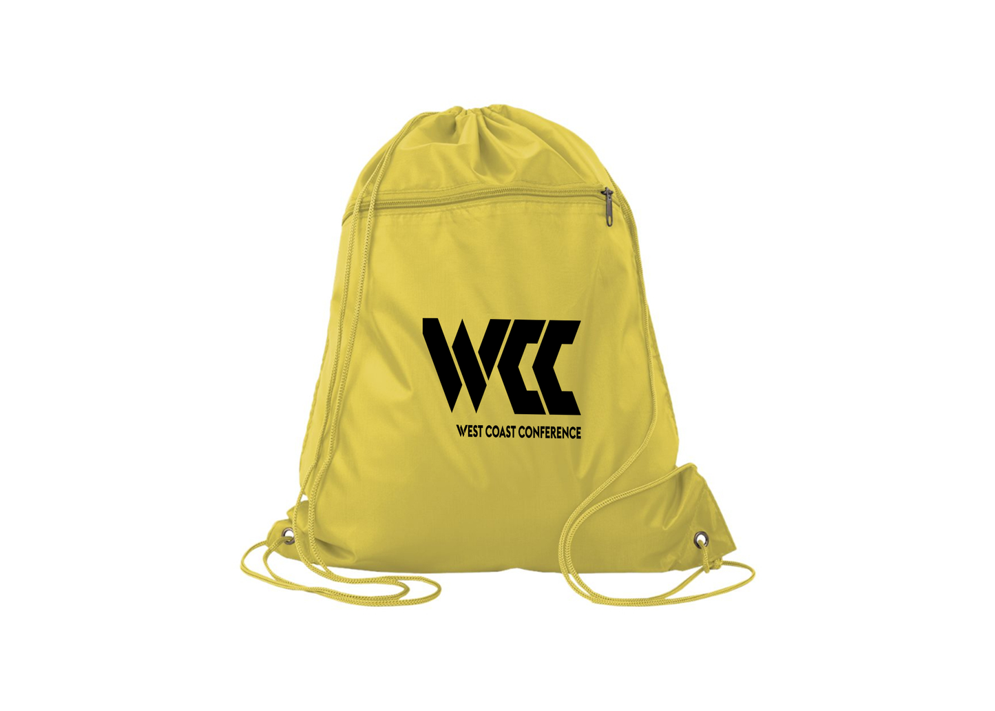 West Coast Conference Q-Tees - Polyester Cinchpack